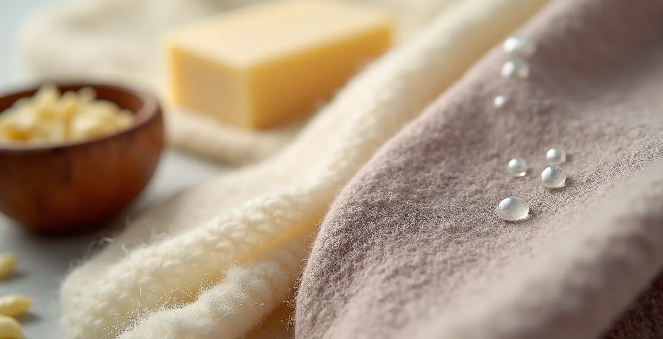 Techniques d'entretien naturel pour laine mérinos et soie avec produits écologiques suisses